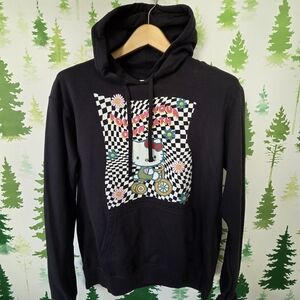 Black Graphic Hello Kitty Hoodie